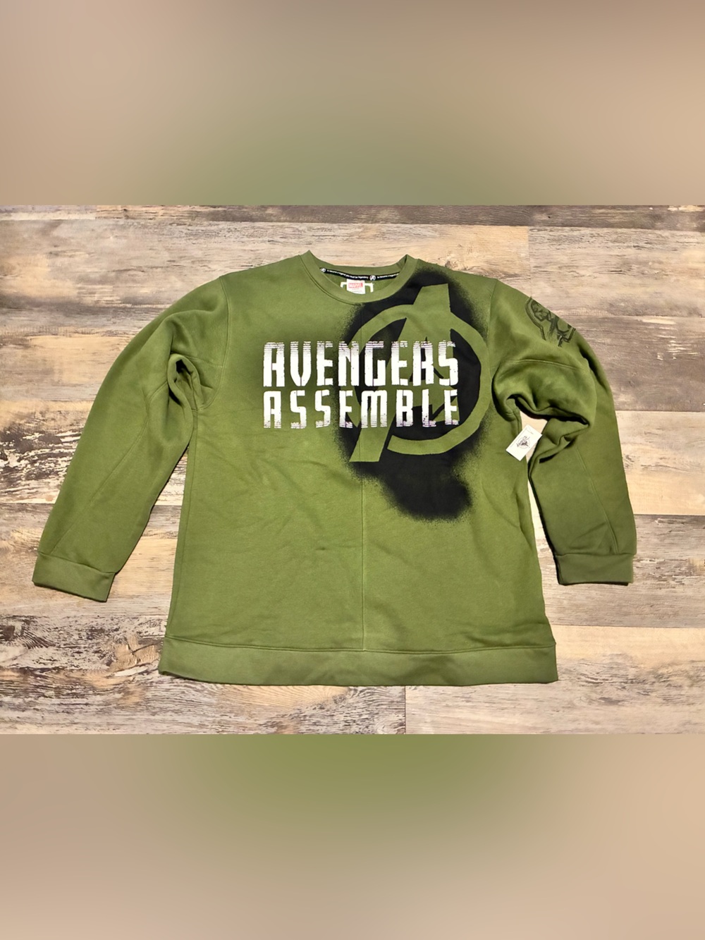 Marvel Avengers Men Green Sweatshirt